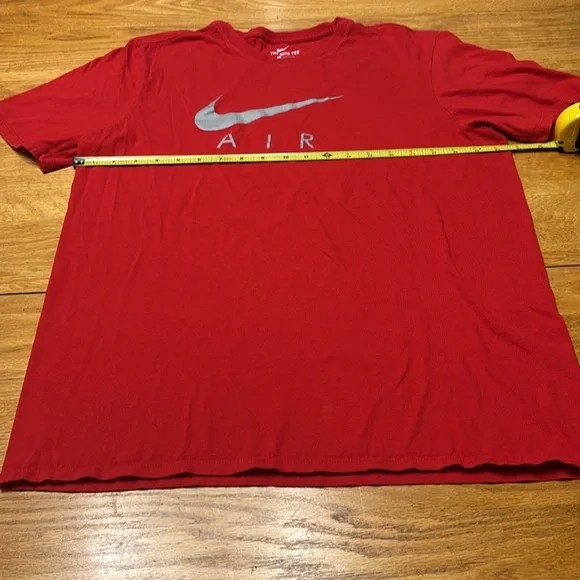 Nike Men’s Black Shorts with Red Swoosh with Red Shirt with a swoosh - Picture 6 of 6